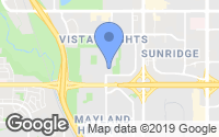 Map of Chaparral, AB