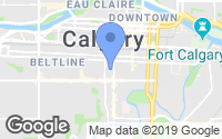Map of Chaparral, AB