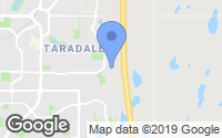 Map of Chaparral, AB
