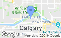 Map of Chaparral, AB