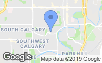 Map of Chaparral, AB