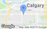Map of Chaparral, AB