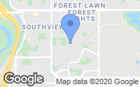 Map of Chaparral, AB