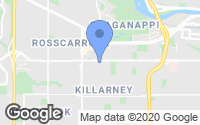 Map of Chaparral, AB
