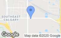 Map of Chaparral, AB