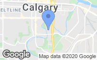 Map of Chaparral, AB