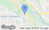 Map of Chaparral, AB