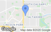 Map of Chaparral, AB