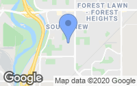 Map of Chaparral, AB