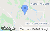Map of Chaparral, AB