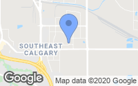 Map of Chaparral, AB
