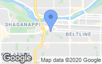 Map of Chaparral, AB