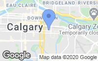 Map of Chaparral, AB